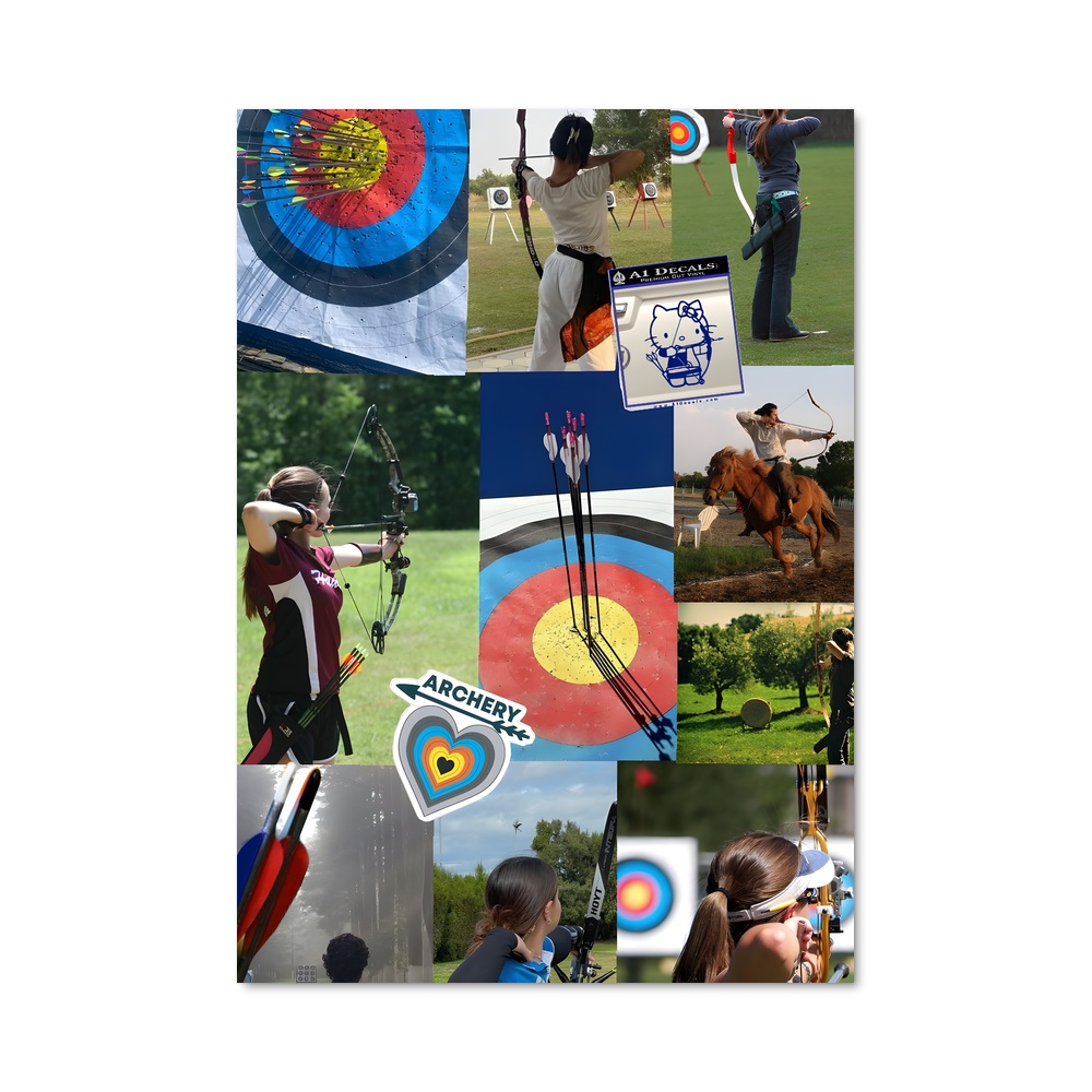 Poster European archery